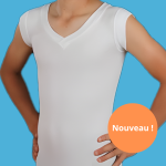 Miniature Sans Manche Col V